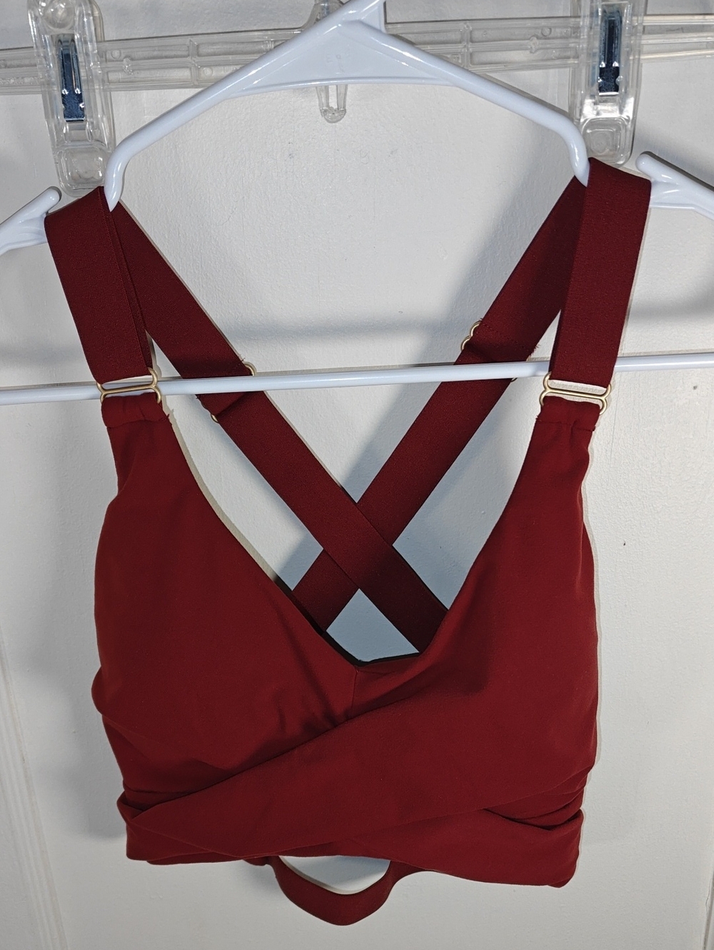 BuffBunny Burgundy Active Sports Bra